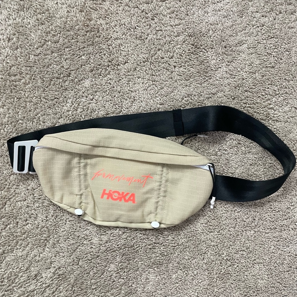 FP Movement x Hoka Beige and Black Belt Bag NWOT